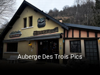 Auberge Des Trois Pics réservation