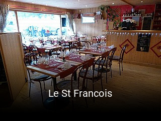 Le St Francois réservation de table