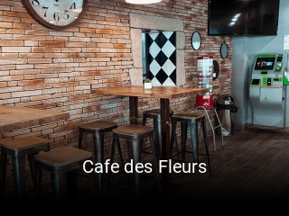 Cafe des Fleurs réservation de table