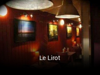 Le Lirot réservation en ligne