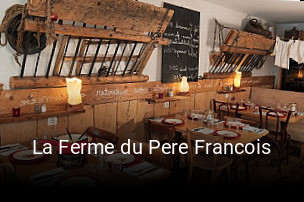 Réserver une table chez La Ferme du Pere Francois maintenant