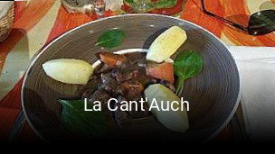 La Cant'Auch réservation de table