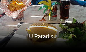 U Paradisu réservation de table