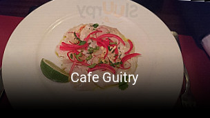 Cafe Guitry réservation en ligne