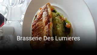 Brasserie Des Lumieres réservation en ligne