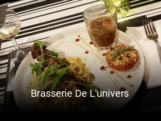 Brasserie De L'univers réservation en ligne
