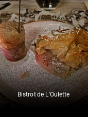 Bistrot de L'Oulette réservation de table