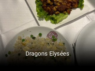 Dragons Elysées réservation de table