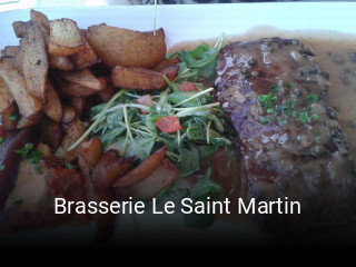 Brasserie Le Saint Martin réservation de table