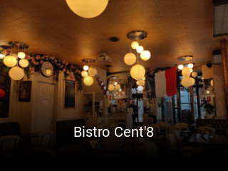 Bistro Cent'8 réservation de table