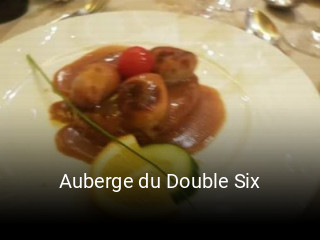 Réserver une table chez Auberge du Double Six maintenant
