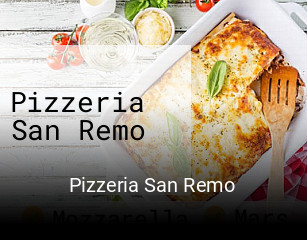 Pizzeria San Remo réservation