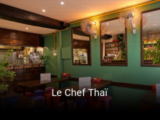 Le Chef Thaï réservation de table