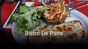 Bistro De Paris réservation