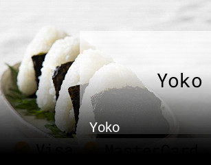 Réserver une table chez Yoko maintenant