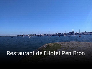 Restaurant de l'Hotel Pen Bron réservation de table