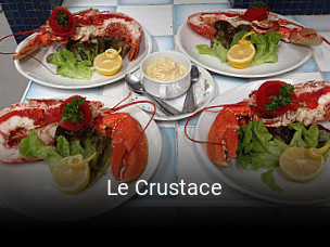 Le Crustace réservation de table