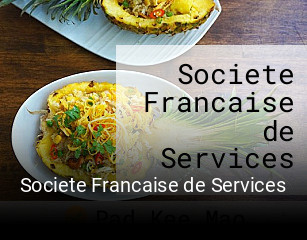 Societe Francaise de Services réservation de table