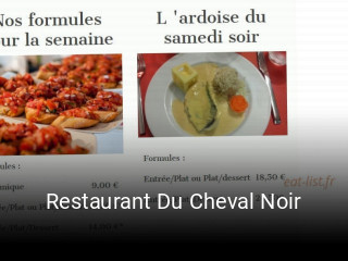 Réserver une table chez Restaurant Du Cheval Noir maintenant