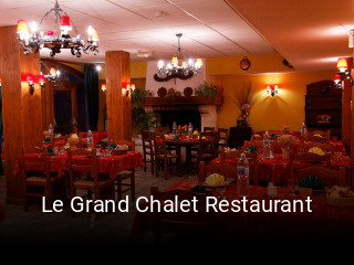 Le Grand Chalet Restaurant réservation en ligne