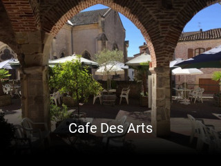 Cafe Des Arts réservation de table