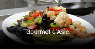 Réserver une table chez Gourmet d'Asie maintenant