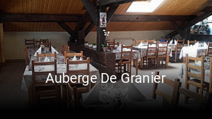 Réserver une table chez Auberge De Granier maintenant