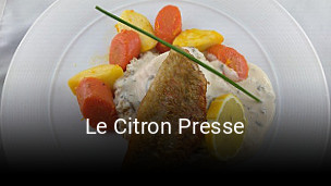Le Citron Presse réservation de table