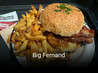 Big Fernand réservation de table