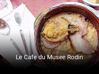 Le Cafe du Musee Rodin réservation