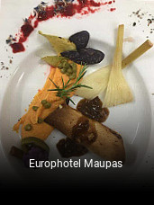 Europhotel Maupas réservation de table