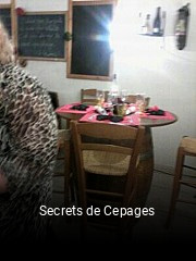 Réserver une table chez Secrets de Cepages maintenant