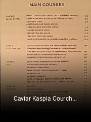 Caviar Kaspia Courchevel réservation de table