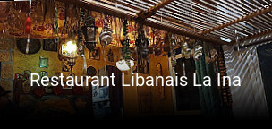 Restaurant Libanais La Ina réservation de table