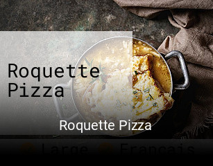 Roquette Pizza réservation en ligne