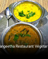 Sangeetha Restaurant Végétarien réservation de table