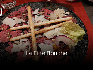 La Fine Bouche réservation de table