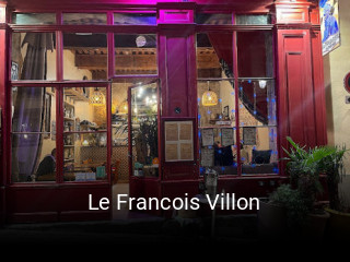 Le Francois Villon réservation de table