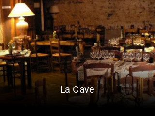 La Cave réservation de table