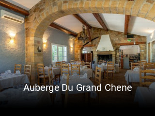 Réserver une table chez Auberge Du Grand Chene maintenant