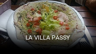 Réserver une table chez LA VILLA PASSY maintenant