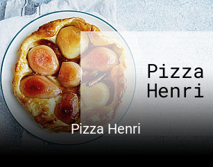 Pizza Henri réservation en ligne