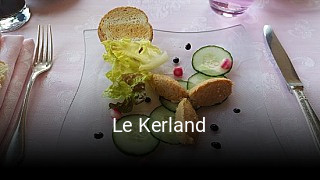Le Kerland réservation de table