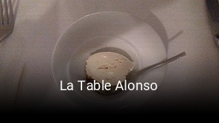 La Table Alonso réservation en ligne