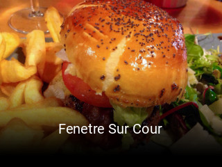 Fenetre Sur Cour réservation de table