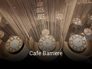Cafe Barriere réservation