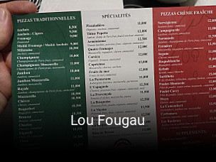Lou Fougau réservation de table