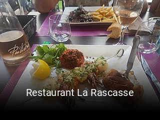 Restaurant La Rascasse réservation de table