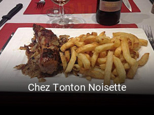 Chez Tonton Noisette réservation de table