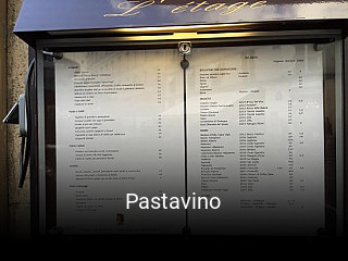Pastavino réservation de table